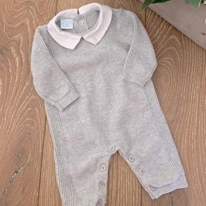 NWOT Edgehill Collection NB Collared One-Piece